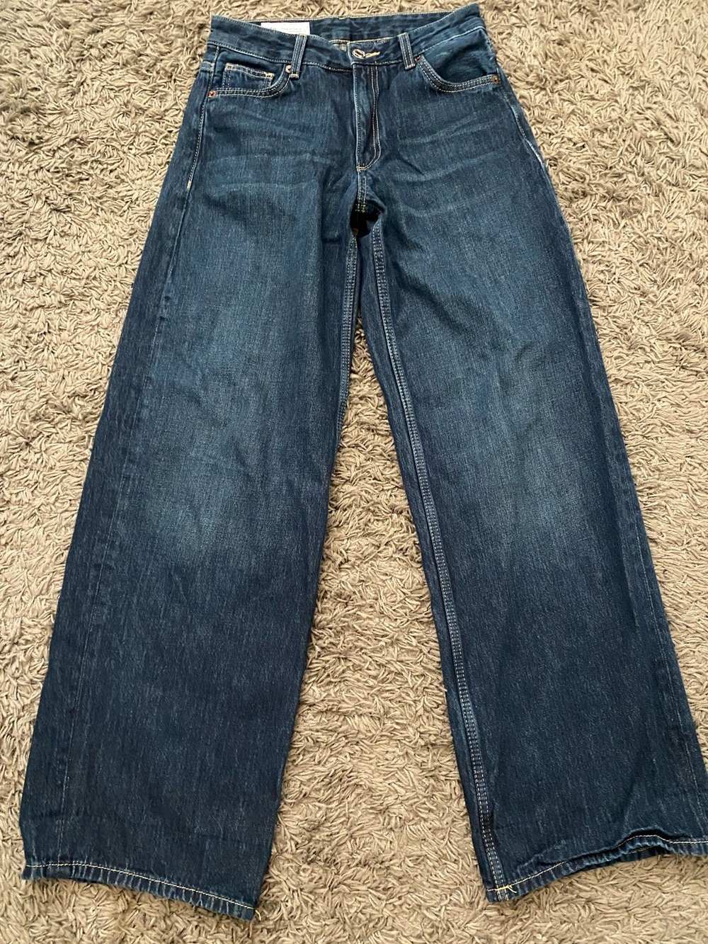 ZARA Dark Blue Denim Jeans